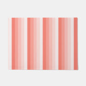 Corale perzikschaduwstrepen deurmat (Voorkant)