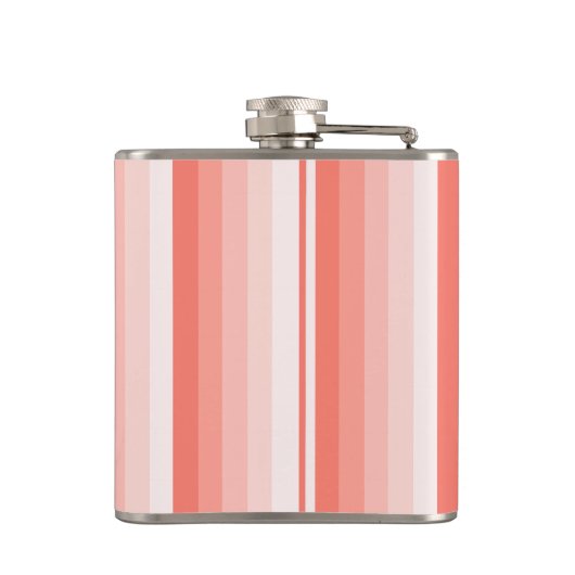 Corale perzikschaduwstrepen heupfles (Achterkant)