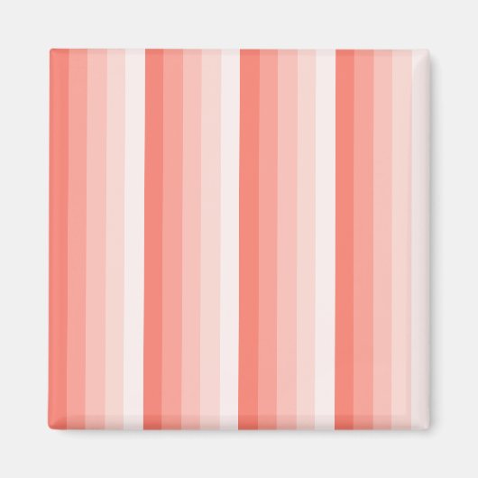 Corale perzikschaduwstrepen magneet (Voorkant)