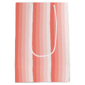 Corale perzikschaduwstrepen medium cadeauzakje (Achterkant)