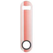 Corale perzikschaduwstrepen speed flessenopener (Achterkant)