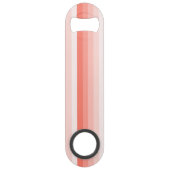 Corale perzikschaduwstrepen speed flessenopener (Voorkant)