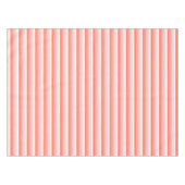 Corale perzikschaduwstrepen tafelkleed (Voorkant (Horizontaal))