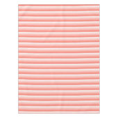 Corale perzikschaduwstrepen tafelkleed (Voorkant)