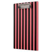 Corale strepen en zwarte snoepjes klembord (Links)