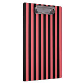 Corale strepen en zwarte snoepjes klembord (Rechts)