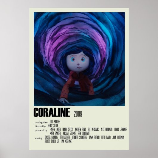 Coraline Alternative Art Movie Large 1 Poster (Voorkant)