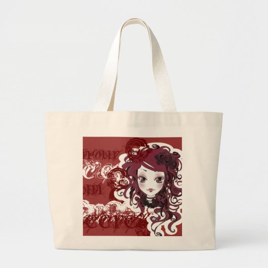 Coraline barokzak grote tote bag (Voorkant)