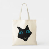 Coraline Cat Vector Art Tote Bag (Achterkant)