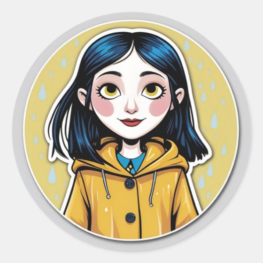 Coraline Geïnspireerde Sticker (Voorkant)