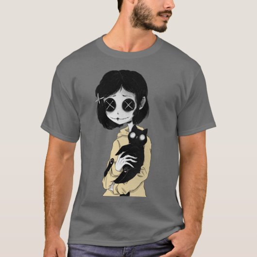Coraline grappig t-shirt (Voorkant)