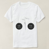 coraline jones schattig als een knop t-shirt (Design voorkant)
