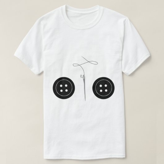 coraline jones schattig als een knop t-shirt (Design voorkant)