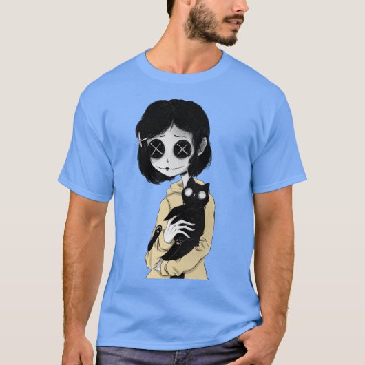 Coraline meisje t-shirt (Voorkant)
