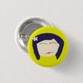 Coraline Ronde Button 3,2 Cm (Voorkant /achterkant)