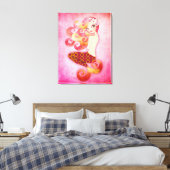 Coraline Verpakt Canvas Uitgerekte Canvas Muur Kun (Insitu (Slaapkamer))