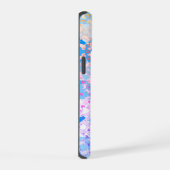 Corall Pug Patroon Case Driehoek iPhone 15 Case (Rechterkant)