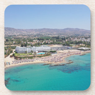 Corallia strand en hotel Paphos Bier Onderzetter
