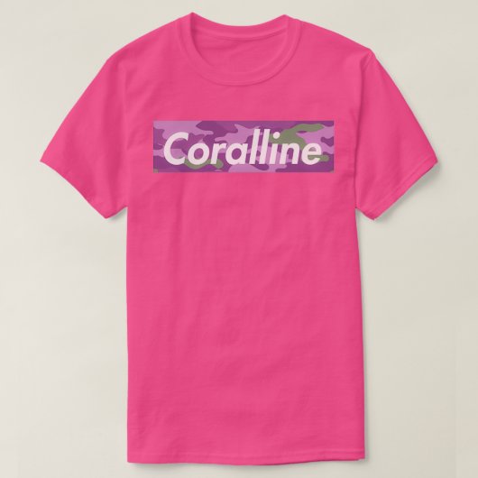 CORALLINE ALGAE PAARS GREEN REEF AQUARIUM T-SHIRT (Design voorkant)