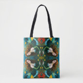 "Coralyn" - Mooie mystieke zeemeermin Tote Bag (Voorkant)
