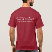 Coram Deo T-shirt (Achterkant)