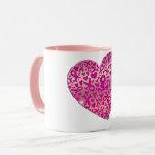 Corazón apoyo contra el Cáncer de Mama Camiseta Mok (Voorkant links)