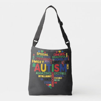 corazon autismo crossbody tas