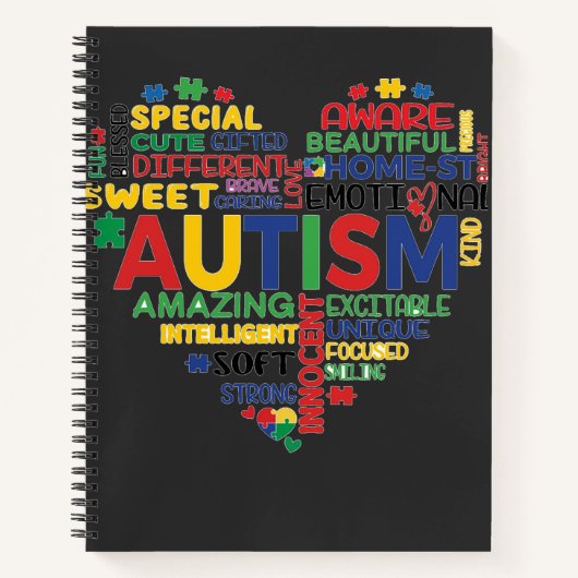  corazon autismo notitieboek (Voorkant)
