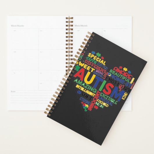 corazon autismo planner (Display)