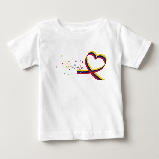 Corazón de Venezuela con Estrellas – Diseño Tierno (Voorkant)