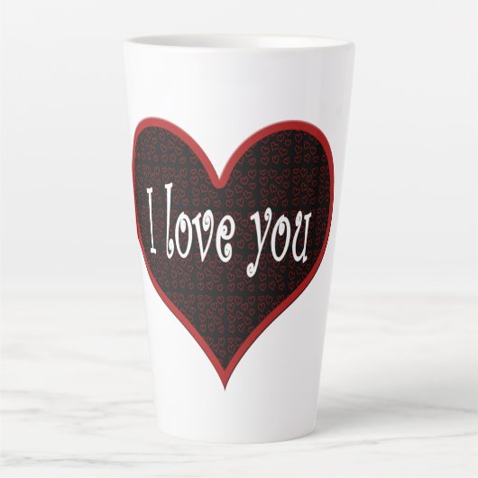 Corazón I love you Latte Mok (Voorkant)