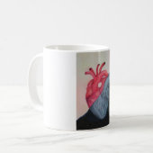 Corazón Kawaii Rojo Koffiemok (Voorkant links)