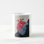 Corazón Kawaii Rojo Koffiemok (Center)