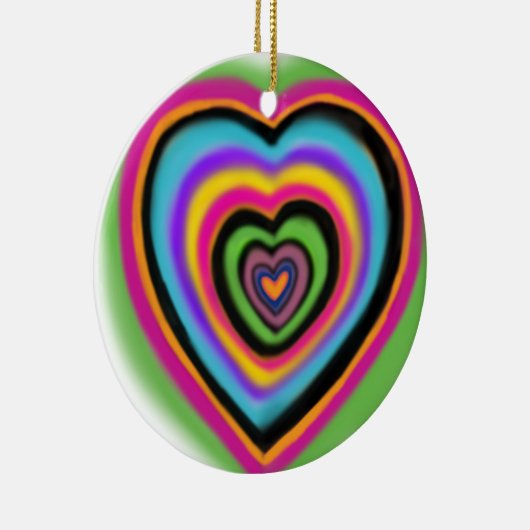 corazon keramisch ornament (Rechts)