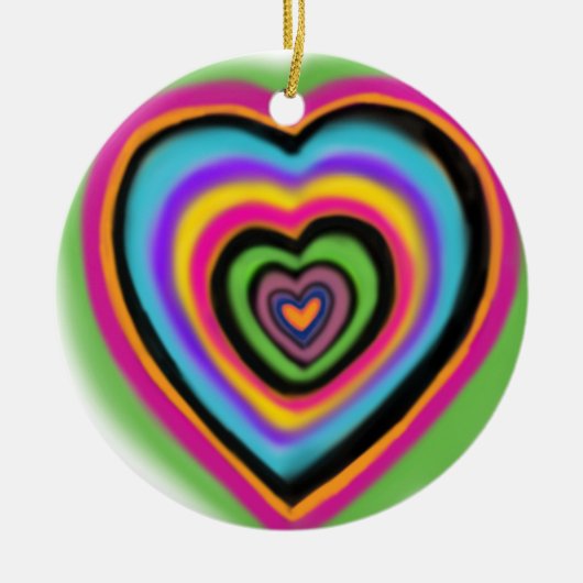 corazon keramisch ornament (Voorkant)