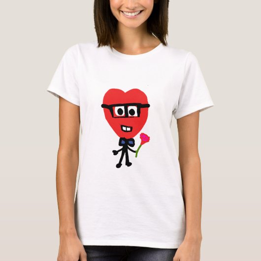corazon nerd t-shirt (Voorkant)