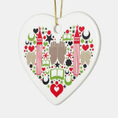 Corazón Ramadan Keramisch Ornament (Links)