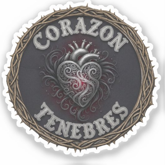 Corazon Tenebres Patch Sticker (Voorkant)