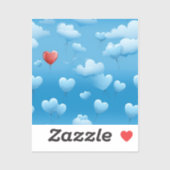 Corazón único sticker (Vel)