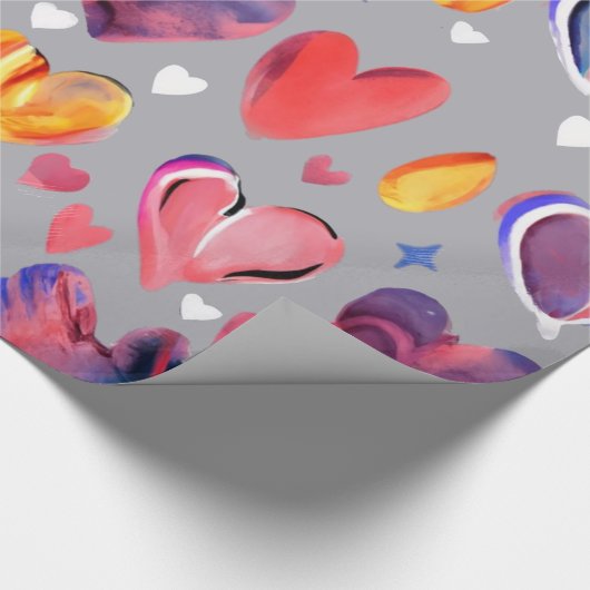 Corazones Abstractos Cadeaupapier (Hoek)