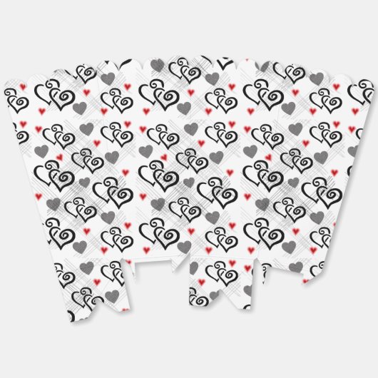 CORAZONES BEDANKDOOSJES (Ongevouwen)