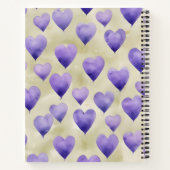 Corazones de Agua y Violeta Notitieboek (Achterkant)