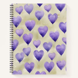 Corazones de Agua y Violeta Notitieboek