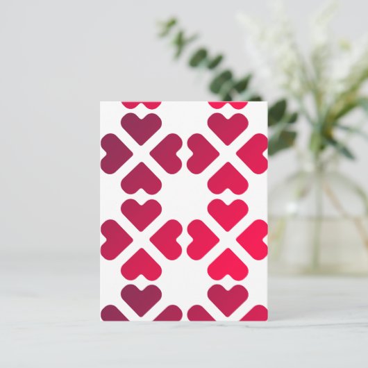 corazones de amor briefkaart (Staand voorkant)