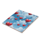 Corazones en cielo tegeltje (Zijkant)