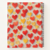 Corazones en Fuego Notitieboek (Achterkant)