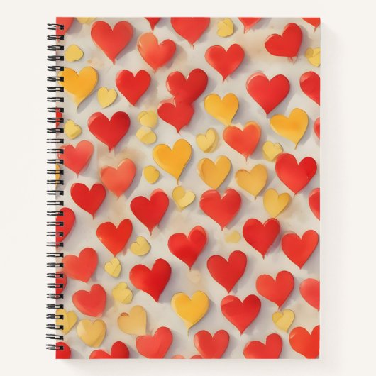 Corazones en Fuego Notitieboek (Voorkant)