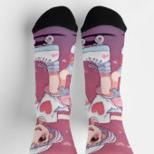 corazones pattern sokken (Top)