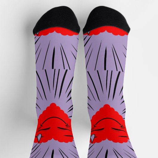 corazones pattern sokken (Top)