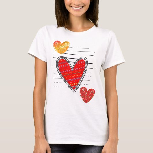 corazones t-shirt (Voorkant)